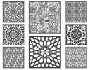Set de Vectores de Paneles Decorativos para Corte CNC