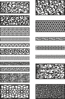 Coleção de Padrões Decorativos para Corte a Laser CNC