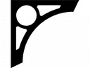 Archivo Vectorial de Soporte de Esquina Decorativo para Corte Láser DXF
