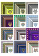 Colección de Vectores de Elementos de Esquinas Decorativas para Corte Láser