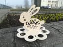 Decorative Easter Bunny Egg Holder Laser Cut Vector File