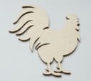 Archivo Vectorial de Gallo para Corte Láser