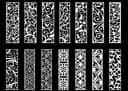 Archivos Vectoriales de Paneles Florales Decorativos para Corte Láser