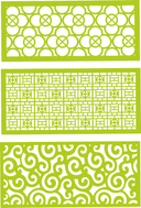 Decorative Jali Screen Panels Collection Vector File