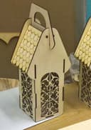 Linterna Decorativa de Madera para Corte Láser