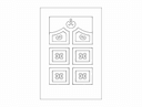 Decorative Panel Door Design DXF File for CNC Cutting
