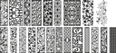 Coleção de Painéis Divisores Decorativos Vetores para Laser