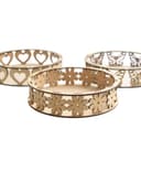 Decorative Round Trays Vector Set Laser Cut Files DXF