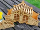 Arquivo de Corte a Laser para Caixa de Chá Decorativa - Vetor 3D