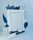 Proyecto Vectorial de Marco de Fotos para Profesor - Laser Cut