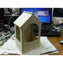Decorative Wooden Bird Feeder 3D Puzzle Laser Cut Vector Plan
