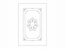 Decorative Wooden Door Panel Design Vector - DXF and SVG