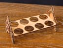 Soporte Decorativo para Huevos en Madera - Archivo Vectorial Láser