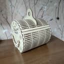 Decorative Wooden Gift Basket Laser Cut Vector File