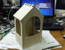 Decorative Wooden Key Holder House Laser Cut Vector DXF File