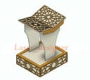 Archivo Vector Corte Láser Soporte Rehal Corán en Madera