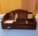 Desktop Organizer with Calendar and Drawer Laser Cut Vector