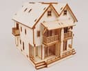 Archivo Vectorial de Casa de Muñecas 3D para Corte Láser