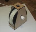 DIY 3D Printer Filament Spool Holder Laser Cut Vector File