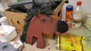 Design de Vetor Cabeça de Cavalo de Brinquedo DXF