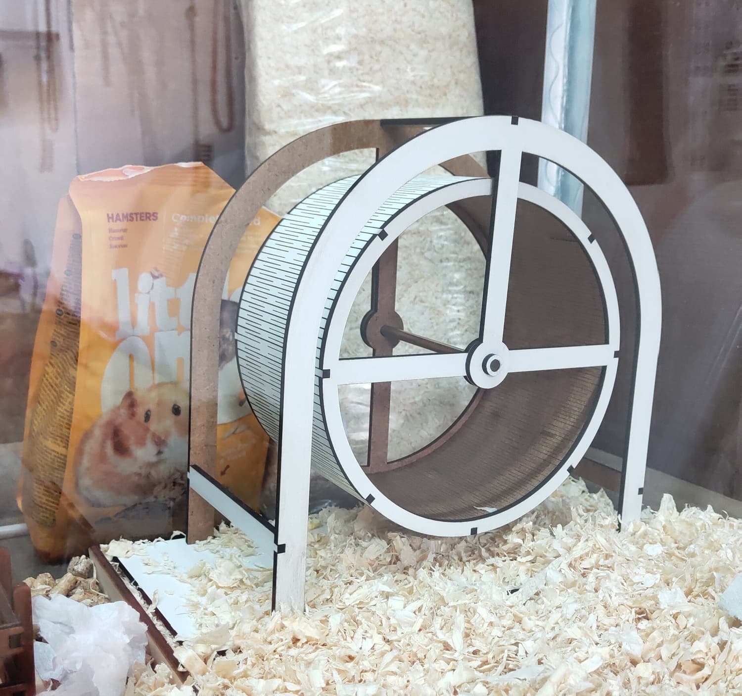 DIY Laser Cut Hamster Wheel Vector File