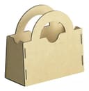 DIY Laser Cut Wooden Gift Box - Vector Handbag Design (SVG, DXF)