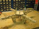 DIY Quadcopter Drone Frame Vector DXF File