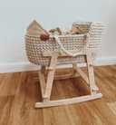 Archivo Vector Corte Láser Soporte Mecedor para Cesta Moisés