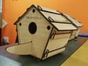 Planos Vectoriales de Casa para Pájaros para Láser (SVG, DXF, CDR)