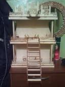 DIY Wooden Dollhouse with Furniture Laser Cut Vector File