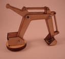 DIY Wooden Excavator 3D Puzzle Laser Cut Vector File