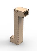 Plano de Periscopio de Madera para Corte Láser
