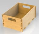 Plano de Caja Organizadora de Madera para Corte Láser (DXF)
