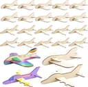 Rompecabezas 3D de Avión de Juguete en Madera Vector