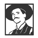 Archivo DXF de Retrato de Doc Holliday Tombstone para Corte Láser