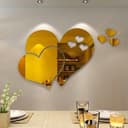 Double Heart Wall Decor Vector File for Laser Cutting