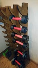 Dumbbell Storage Rack Laser Cut Plan - Free Vector File