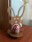 Easter Bunny Egg Holder Laser Cut Vector File