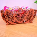 Cesta de Pascua Decorativa de Madera - Archivo DXF para Corte Láser