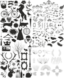 Eclectic Vintage Silhouette Mega Bundle Vector Pack