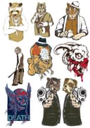 Pacote de Vetores de Personagens Urbanos com Animais (CDR)