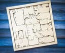 Puzzle Educativo de Animales en Vector para Corte Láser