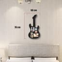 Electric Guitar Multi-Photo Collage Frame DXF SVG Laser Cut File