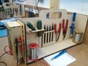 Organizador de Herramientas de Electrónica Vector Gratis
