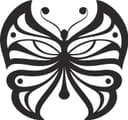 Diseño Vectorial de Mariposa Abstracta Elegante para Corte Láser