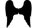 Design Vetorial de Asas de Anjo Elegantes Arquivo DXF