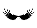 Diseño Vectorial de Alas de Ángel Elegantes para Corte Láser DXF