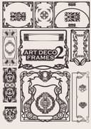 Elegant Art Deco Frames Collection Vector for Laser Cutting