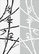 Elegant Bamboo Stalks Decorative Screen Vector File