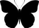 Elegante Silueta de Mariposa Archivo Vectorial para Corte Láser